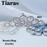 corona con pedreria elegante p