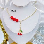 cadena eslabon con dije cereza （&12.5）