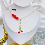 cadena eslabon con dije cereza （&12.5）