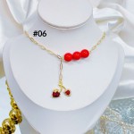 cadena eslabon con dije cereza （&12.5）