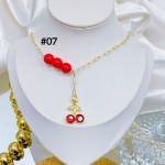 cadena eslabon con dije cereza （&12.5）