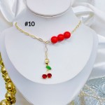 cadena eslabon con dije cereza （&12.5）