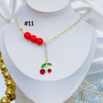 cadena eslabon con dije cereza （&12.5）