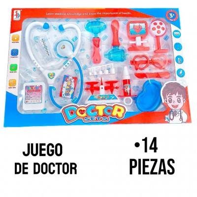 juego jueguete de Doctor 14 piezas