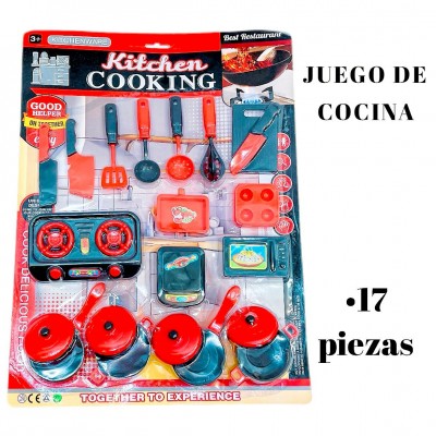 juguete cocina rojo