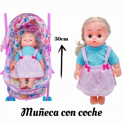 muñeca con coche 