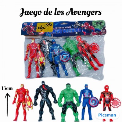juguete avengers en bolsa