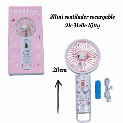 mini ventilador stich y sanrio