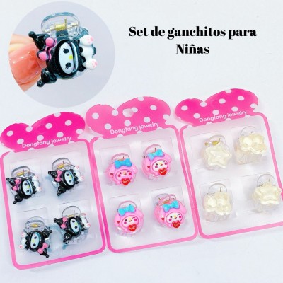 set da ganchito para ninas