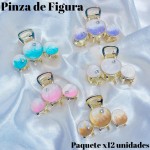 Pinza de dama rosa