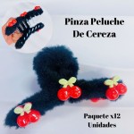 pinza cabello tipo peluche