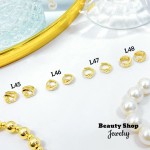 #L Argolla pequeño  gold field 18k  4.5&