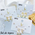 Set de topitos (tres pares)  (&13.5）