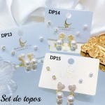 Set de topitos (tres pares)  (&13.5）