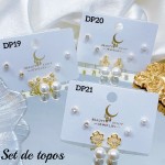 Set de topitos (tres pares)  (&13.5）