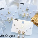 Set de topitos (tres pares)  (&13.5）