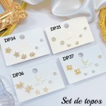 Set de topitos (tres pares)  (&13.5）