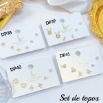 Set de topitos (tres pares)  (&13.5）