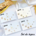 Set de topitos (tres pares)  (&13.5）