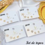 Set de topitos (tres pares)  (&13.5）