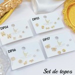 Set de topitos (tres pares)  (&13.5）