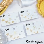 Set de topitos (tres pares)  (&13.5）