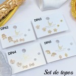 Set de topitos (tres pares)  (&13.5）