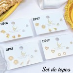 Set de topitos (tres pares)  (&13.5）