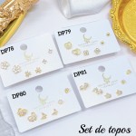 Set de topitos (tres pares)  (&13.5）