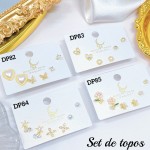 Set de topitos (tres pares)  (&13.5）