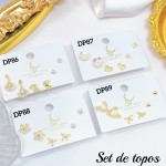 Set de topitos (tres pares)  (&13.5）