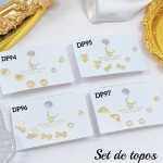 Set de topitos (tres pares)  (&13.5）
