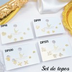 Set de topitos (tres pares)  (&13.5）