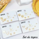 Set de topitos (tres pares)  (&13.5）