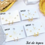 Set de topitos (tres pares)  (&13.5）