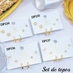 Set de topitos (tres pares)  (&13.5）