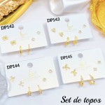 Set de topitos (tres pares)  (&13.5）