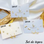 Set de topitos (tres pares)  (&13.5）