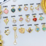 #G Cadena con dije lujo solo dije 1.85$ (con cadena sencilla12.50&con cadena ajustable14&）con ajustable 2.70$