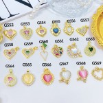 #G Cadena con dije lujo solo dije 1.85$ (con cadena sencilla12.50&con cadena ajustable14&）con ajustable 2.70$
