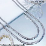 Collar piel de cobra grande  （&8.5）