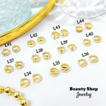 #L Argolla pequeño  gold field 18k  4.5&