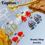 #+ zarcillo oro chino lujos 9&