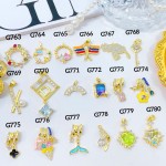 #G Cadena con dije lujo solo dije 1.85$ (con cadena sencilla12.50&con cadena ajustable14&）con ajustable 2.70$