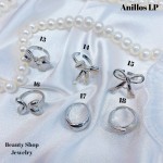#L anillos tipos chunky oro chino plateado 9.50&