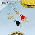 #0001#A Cadena con dije lujo (solo dije 1.65$）(9.5&) (1.78*)