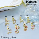 Piercing para la oreja  6.5& (0.95*)