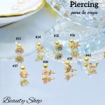 Piercing para la oreja  6.5& (0.95*)