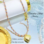 Collar cartier con dije corazón 