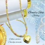 Collar cartier con dije corazón 